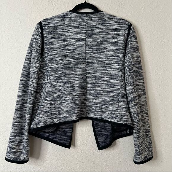 Ann Taylor Open Front Tweed Blazer Jacket Size Medium - Picture 6 of 8